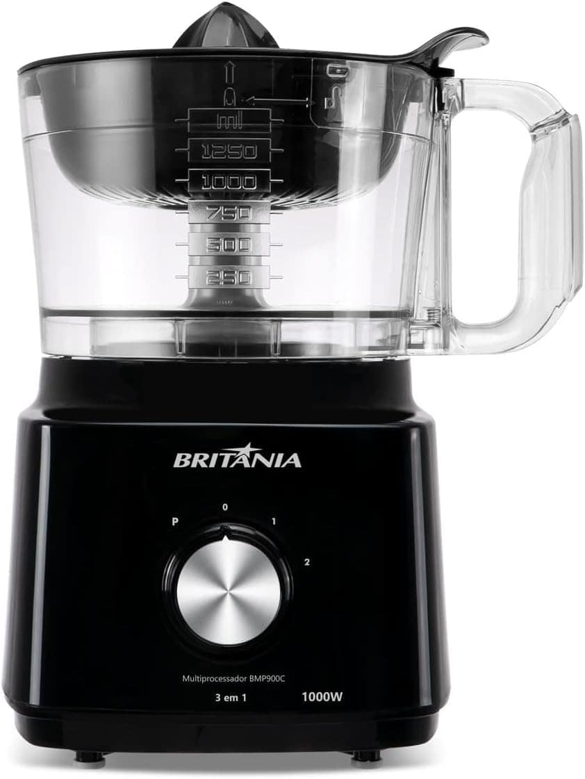 Multiprocessador Britânia 1000W 3 em 1 Lâminas Inox BMP900C ... - Image 7