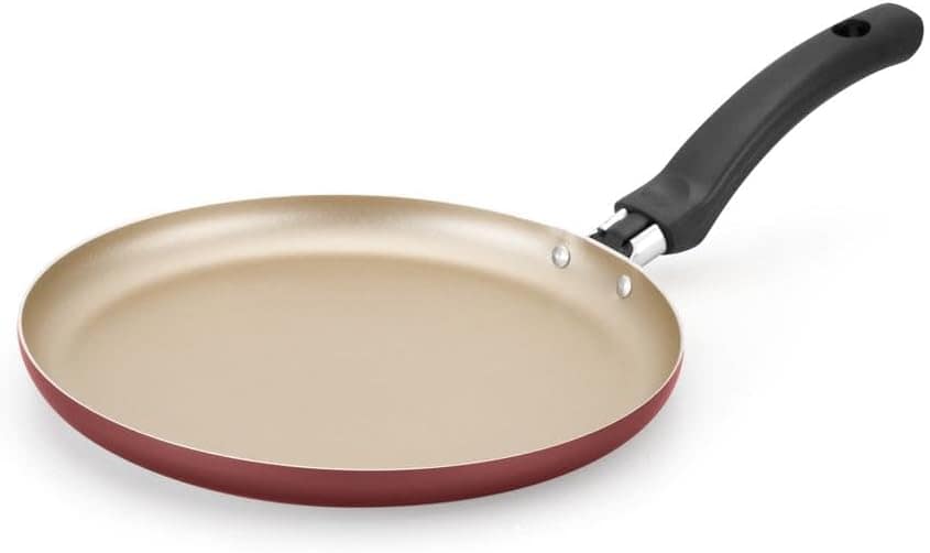 Frigideira Panquequeira Cereja Antiaderente Bege Aluminio Na...