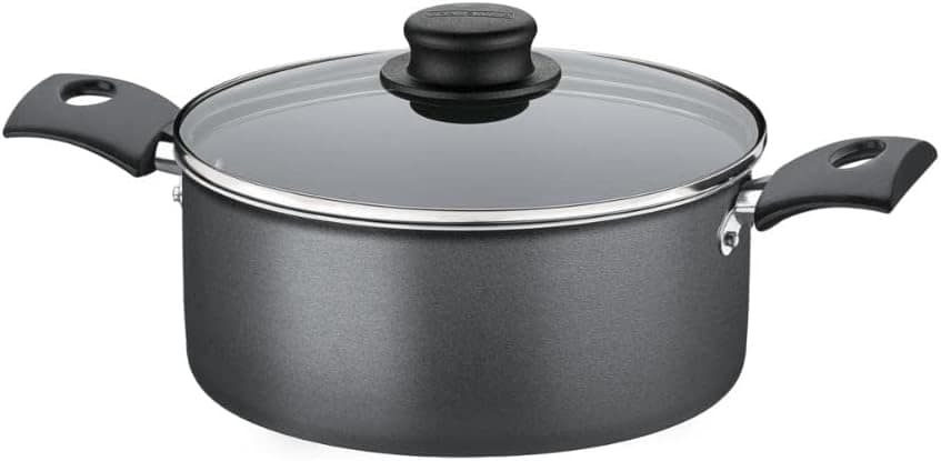 Caçarola de aluminio com revestimento interno de antiaderent...