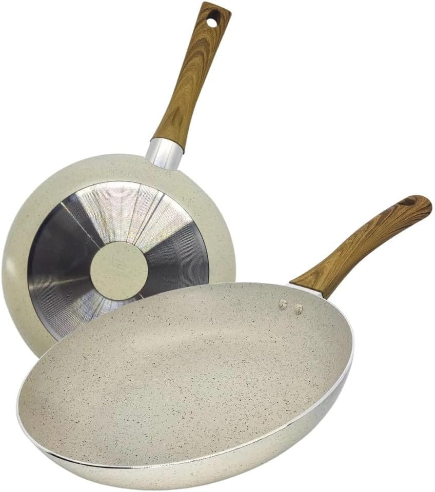 Panela Frigideira Antiaderente Cerâmica 24cm Frita Sem Óleo(... - Image 4