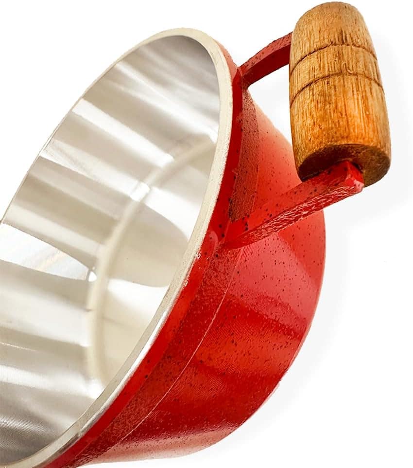 Conjunto de Panelas Caçarolas Cava 5 Peças Vermelho TVT - Image 6