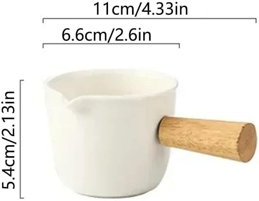 Jarro de leite de cerâmica, molho de xícara, jarra de molho ... - Image 2