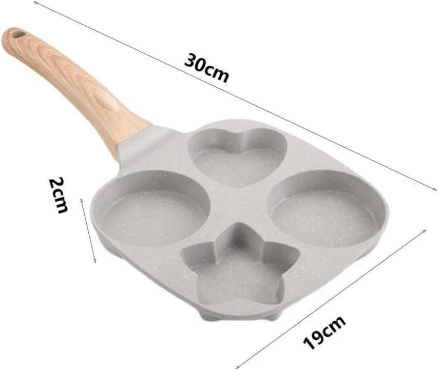 Frigideira Multiuso Antiaderente 4 em 1 Bocas Fritar Ovo Lan... - Image 5