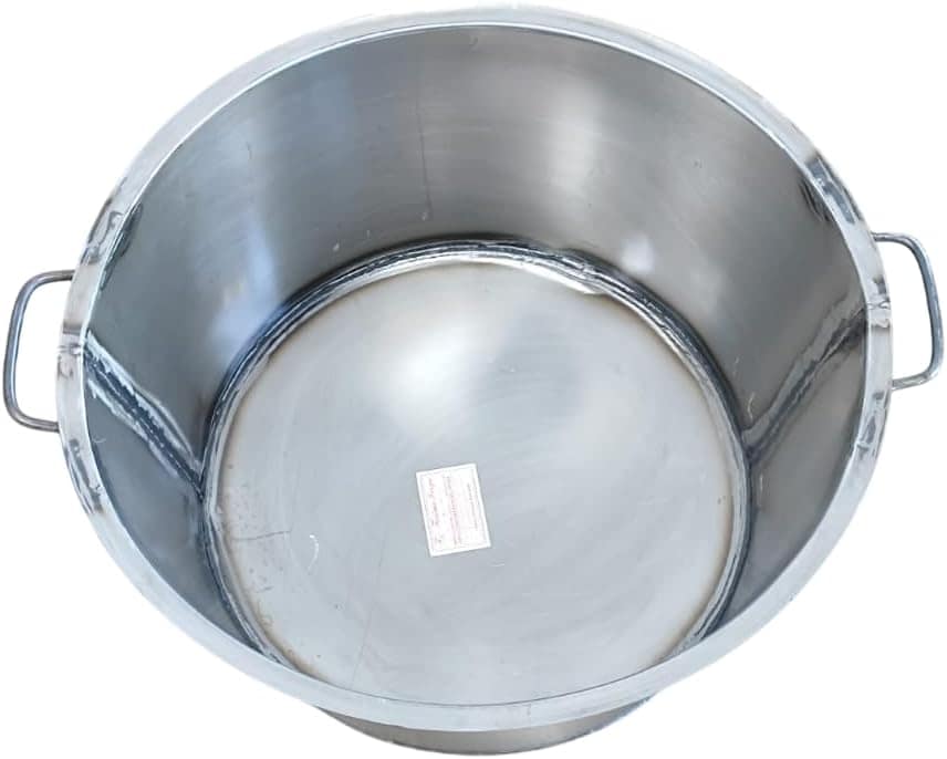 Tacho Redondo Para Banha N°3,5 com Tampa e Tripé -63l - Konz... - Image 5