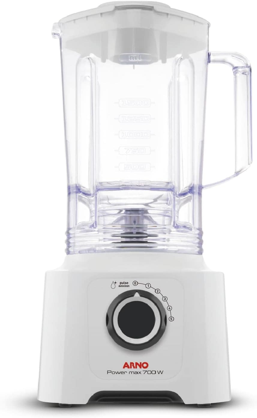 Liquidificador Arno Powermax 700W LN51, Branco, com 4 Lâmina...