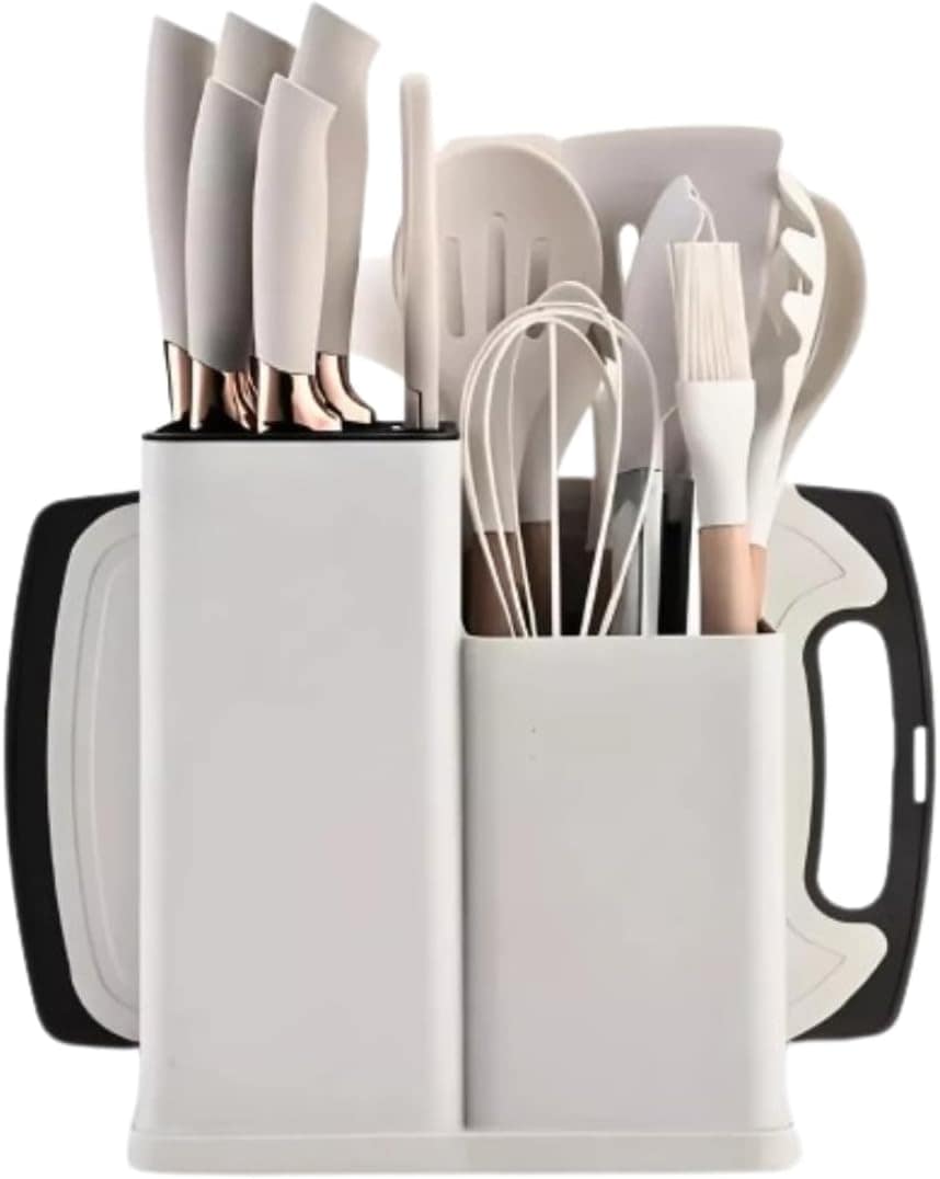 Utensílios para Cozinha Silicone, Kit com 19 Peças, Antiader... - Image 9