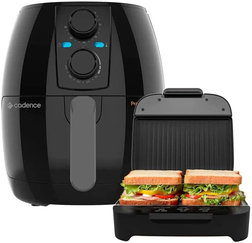 Kit Click Cadence - Sanduicheira e Fritadeira - 127V | É bom mesmo? Descubra antes de comprar