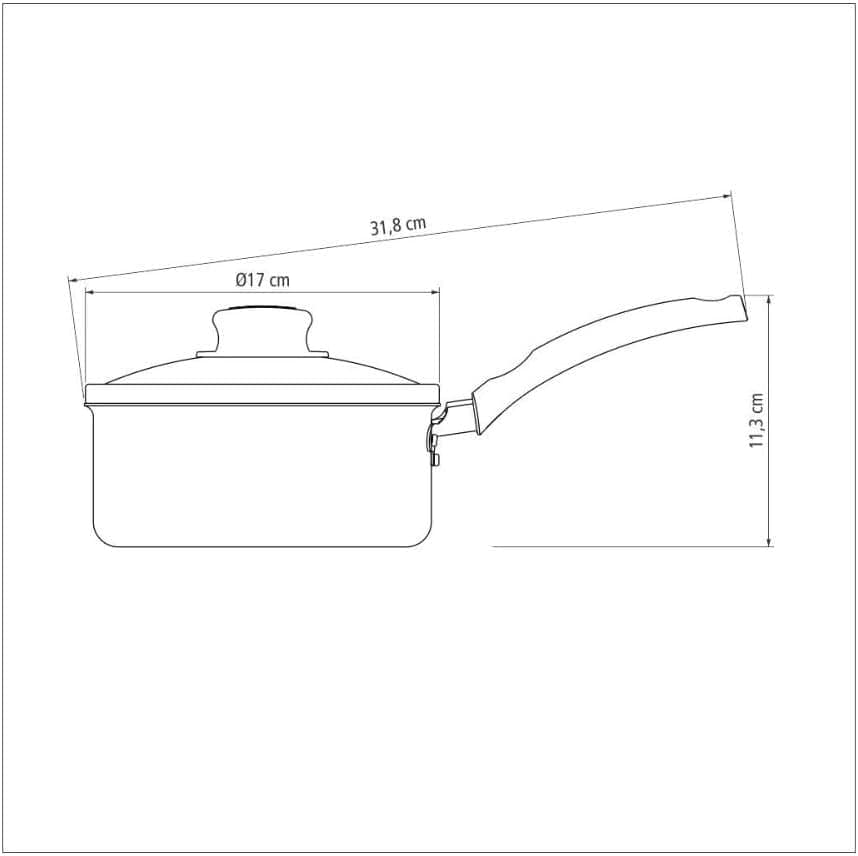 Panela de aluminio com revestimento interno de antiaderente ... - Image 7