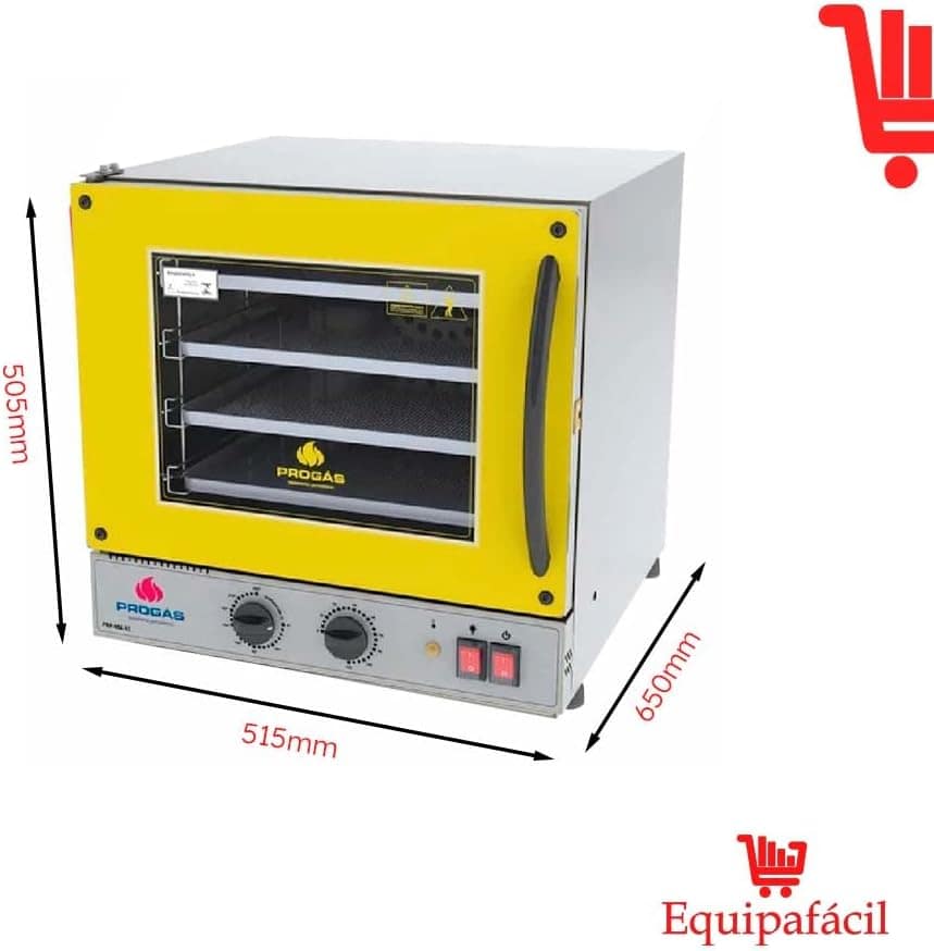 Forno Turbo Elétrico Fast Oven Prp-004 G2 Amarelo - Progás 2... - Image 3