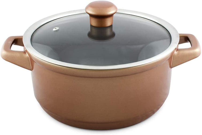 Ceraflame Caçarola de Cerâmica Duo 24cm 4,3 Litros Cobre -