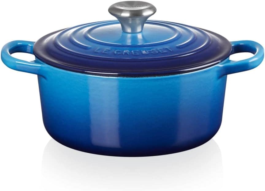 Le Creuset Panela Redonda 20Cm Sig Azure Blue - Image 2