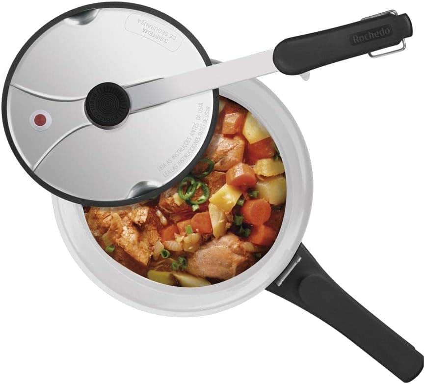 Panela de Pressão Rochedo Turbo Alumínio Polido 7 Litros - Image 2