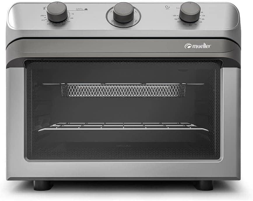 Air Forno Elétrico e fritadeira Mueller 35 Litros Prata com ...