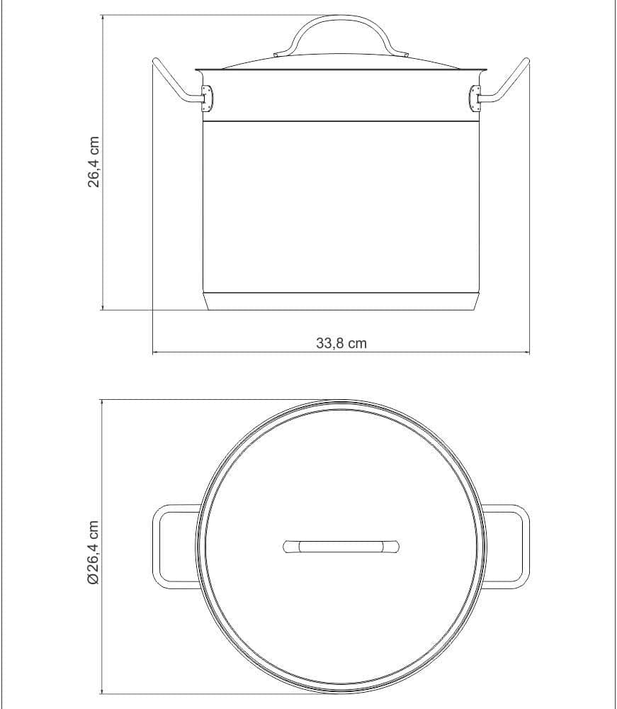 CALDEIRAO FUNDO ACO INOX PROFESS. - Image 2