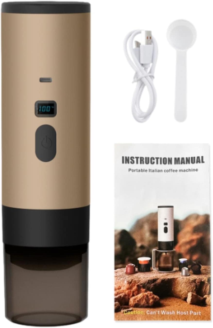 IEUDNS Máquina de café em cápsulas, cafeteira de viagem, pre...