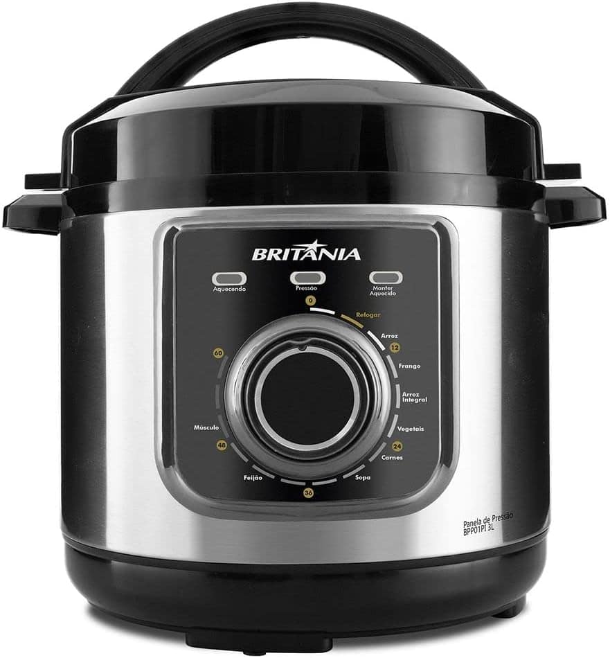 Panela de pressão Multifuncional BPP01PI, Britânia, 127v