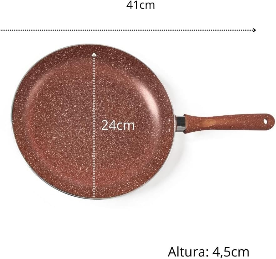 Frigideira 24cm com Antiaderente Premium Resistente Graniflo... - Image 6