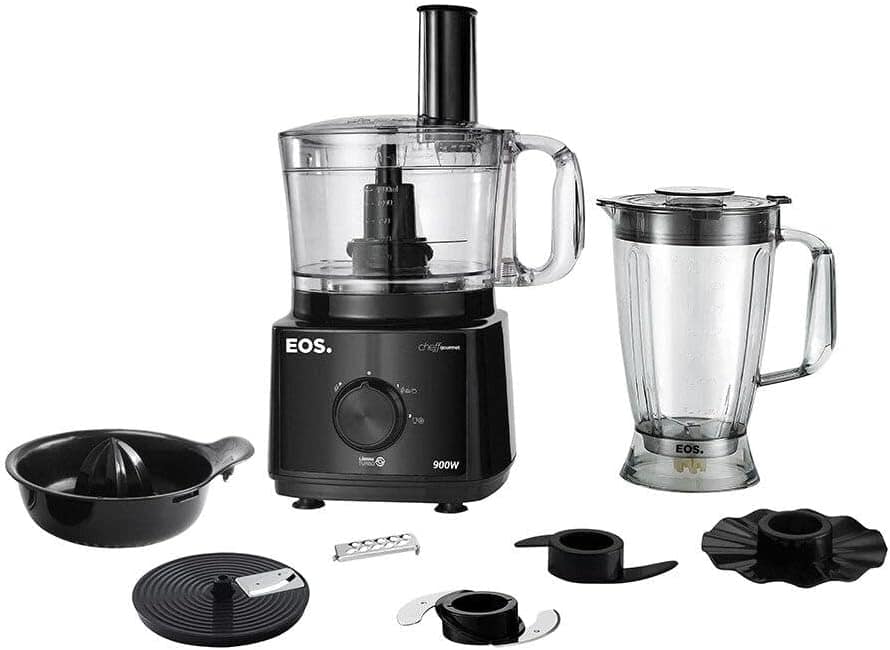 Processador de Alimentos Eos Multipro 7 em 1 900w Inox All B...