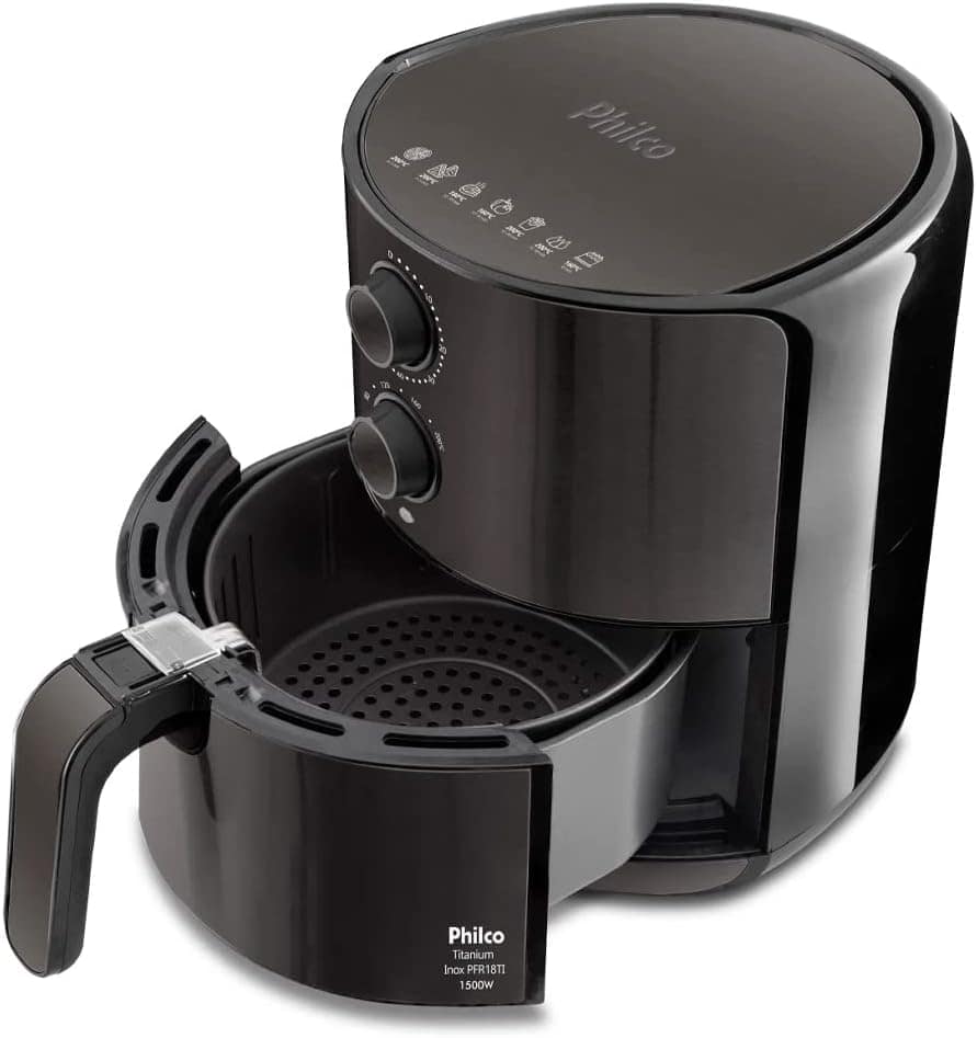 Fritadeira Philco Airfry Titanium Inox 4.6L PFR18TI 127V | É bom mesmo? Descubra antes de comprar