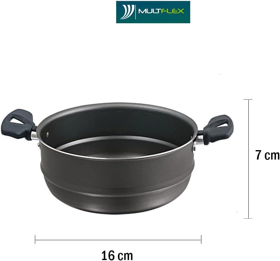 Panela Cozimento Vapor Vaporella 16 Antiaderente 3x1 Grafite - Image 4