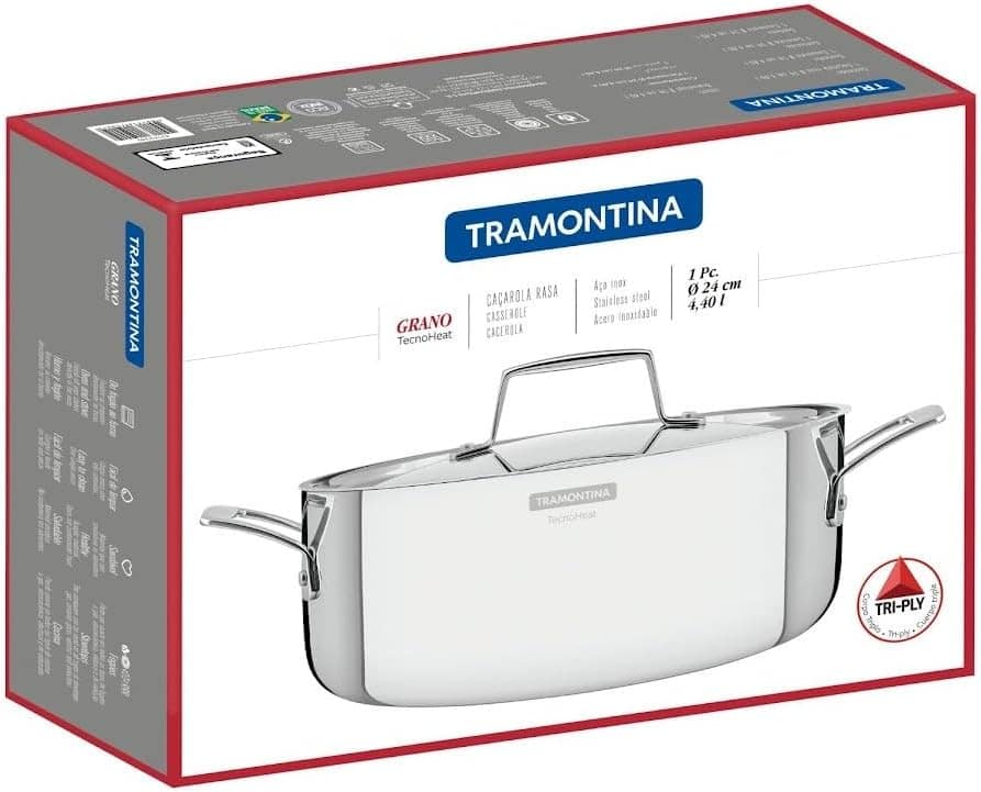 CACAROLA RASA ACO INOX C/ALCA GRANO - Image 2