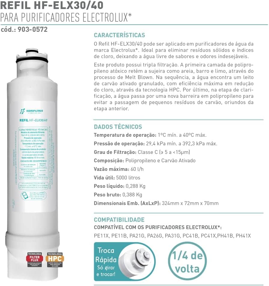 Kit 5 Refil Filtro Hidrofiltros Compatível com Purificador E... | É bom mesmo? Descubra antes de comprar - Image 4