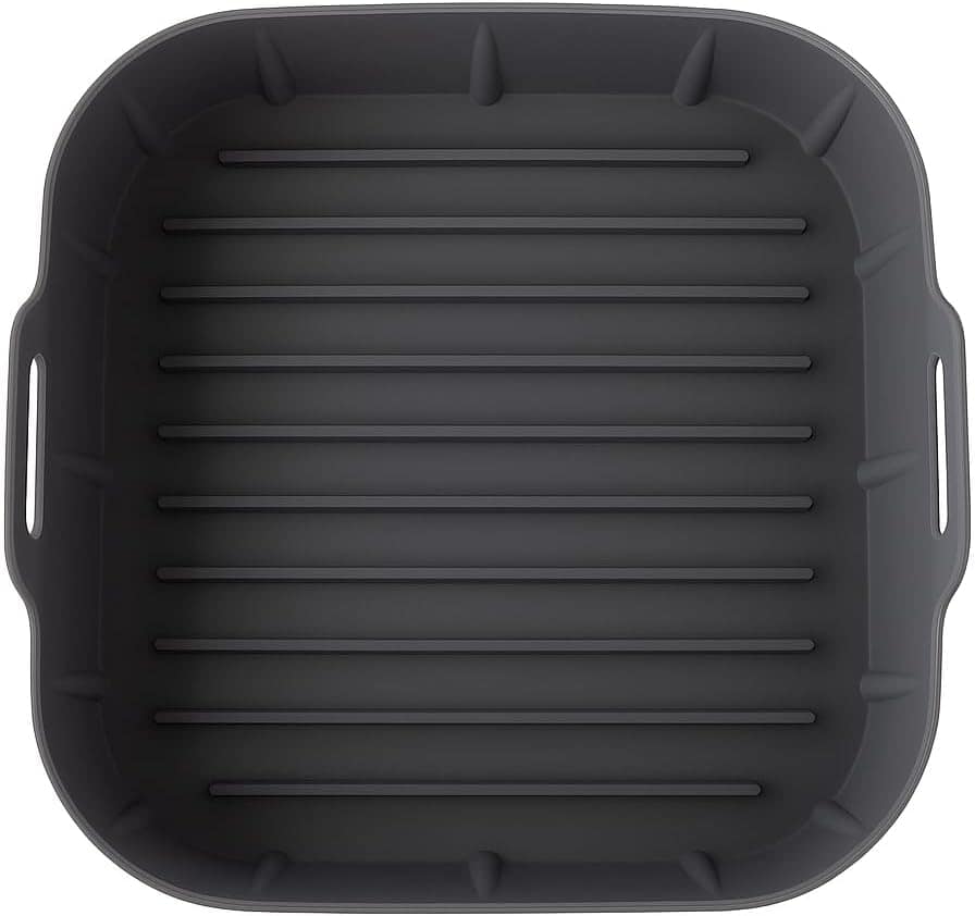 Forma Fritadeira de Silicone 16cm Quadrada (Cinza), Reutiliz... | É bom mesmo? Descubra antes de comprar - Image 2