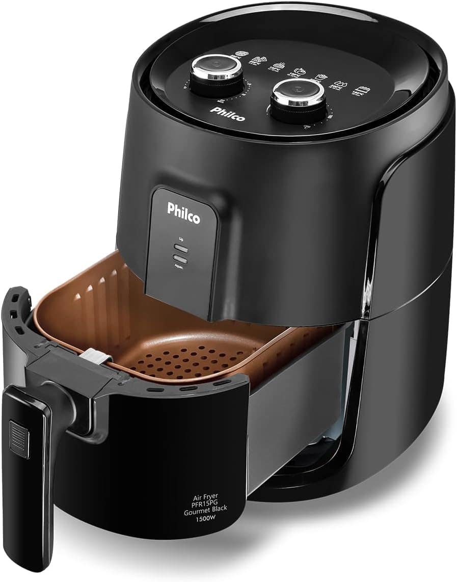 Fritadeira Air Fryer Philco PFR15PG Gourmet Black 4,4L 1500W... | É bom mesmo? Descubra antes de comprar - Image 3