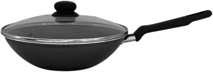 Frigideira Funda Antiaderente Wok Com Tampa- Tramontina (Gra...