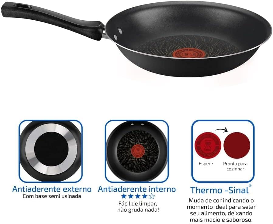 Frigideira 24cm Rochedo Todo Dia Limited Preto - Image 2