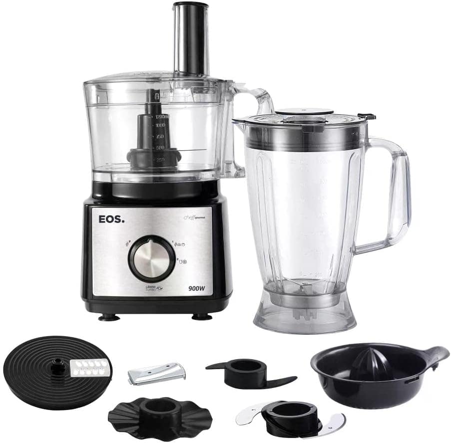 Processador de Alimentos 7 em 1 Eos Eps01i 900w Inox 220v