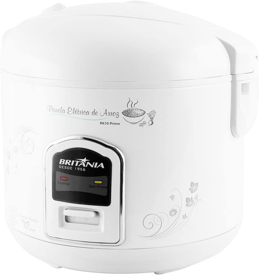 Panela Arroz, Pa10 Prime, 700w, Branco, 110v, Britânia - Image 2