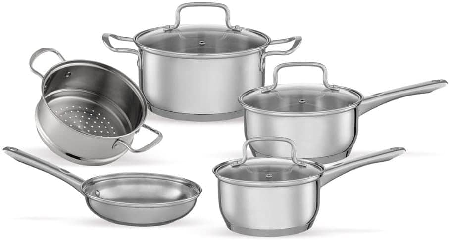 Jogo de Panelas Jasmin Brinox - Com Indução e Fundo Triplo -...