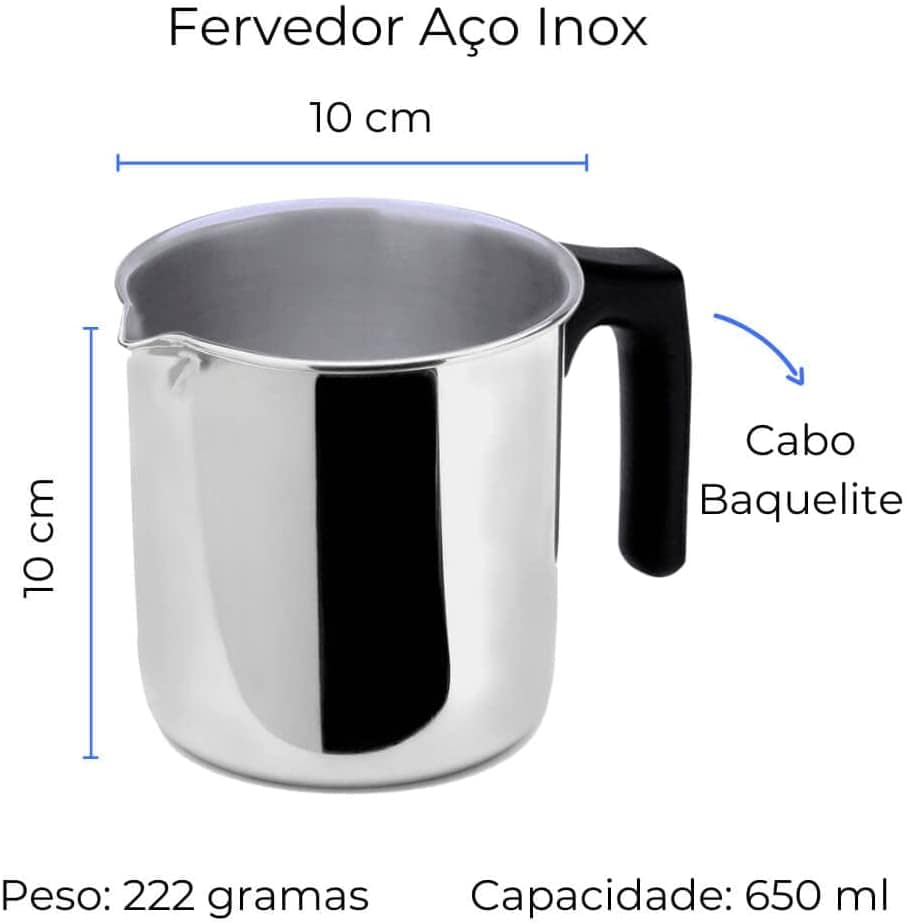 Forma Fervedor Leitera Panela Inox 650 Ml - Image 2