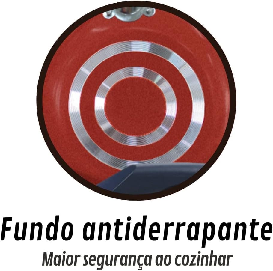 Kit 03 Frigideiras Francesas 17'/21'/25' Antiaderente Preto - Image 2