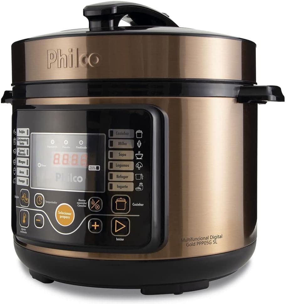 PANELA DE PRESSAO MULTIFUNCIONAL DIGITAL GOLD PPP05G 220V - Image 2