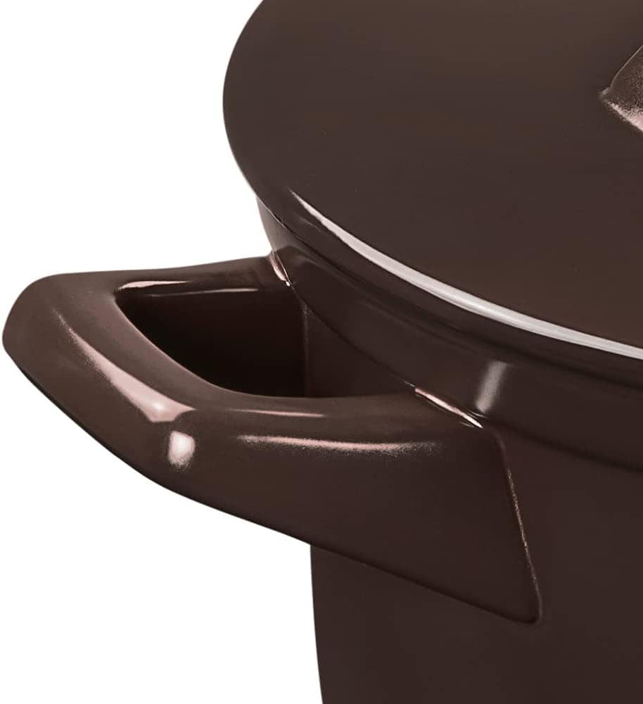 Ceraflame Caçarola de Cerâmica Alta Duo+ 24cm 7 Litros Choco... - Image 2