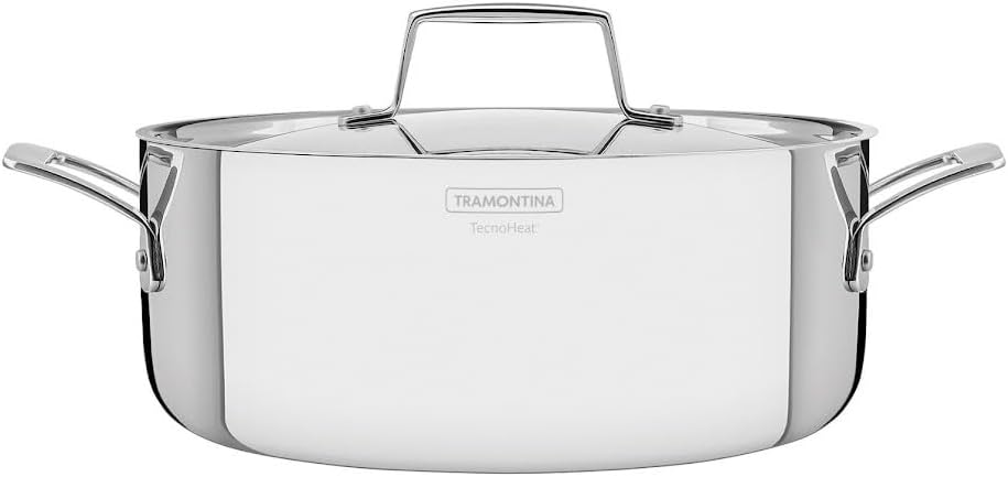 CACAROLA RASA ACO INOX C/ALCA GRANO