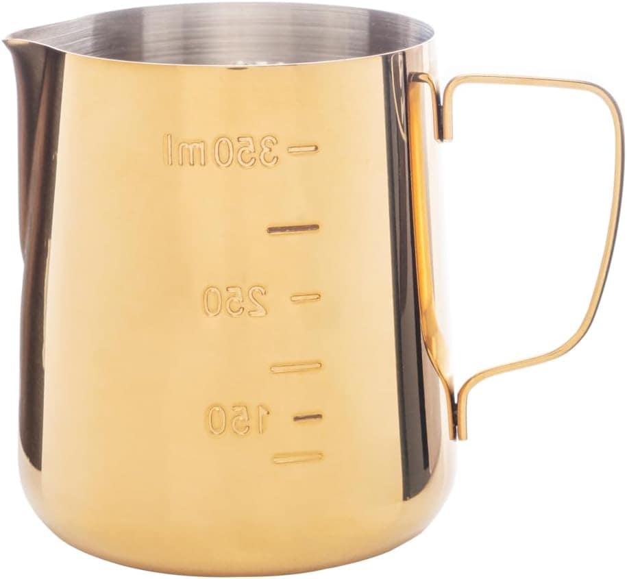 LYOR - Leiteira de Aço Inox Dourada 350ml