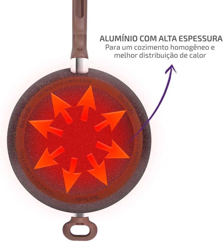 Frigideira Funda Rochedo Natural Stone 28cm - Image 6