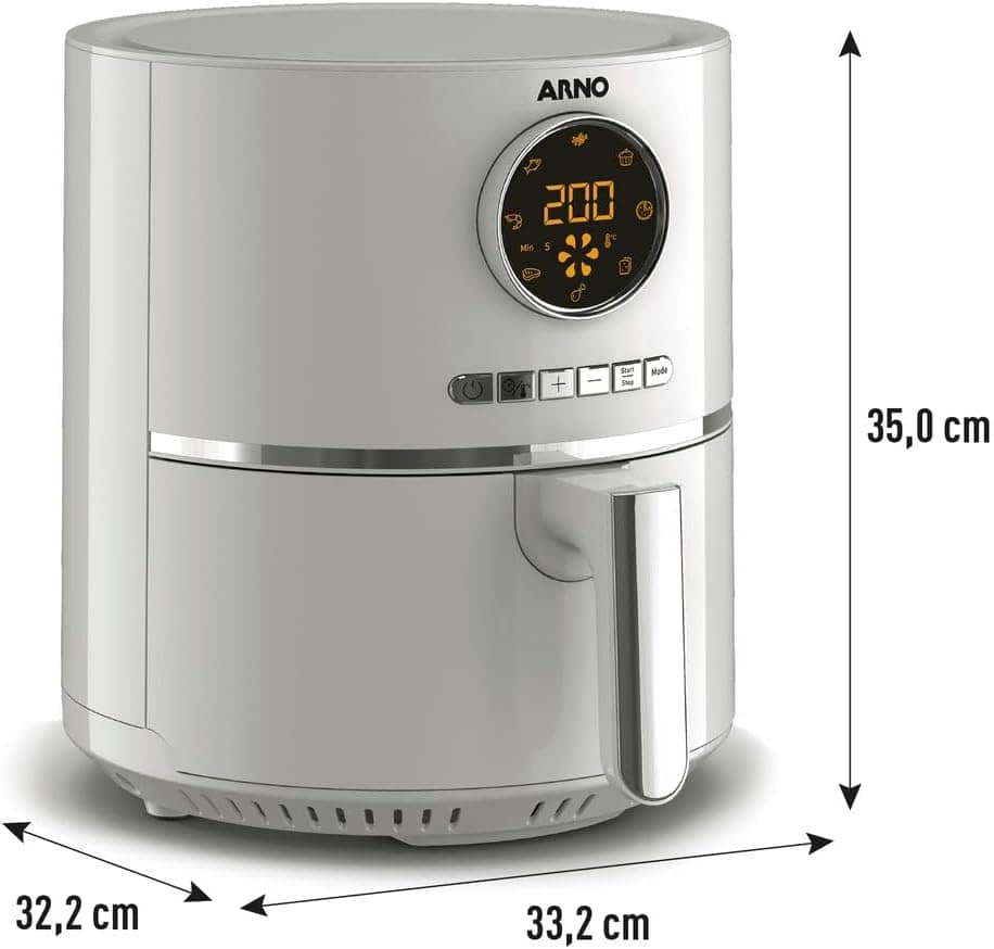 Fritadeira sem Óleo Arno, Air fryer Ultra 4,2L, Cinza, 220V | É bom mesmo? Descubra antes de comprar - Image 3