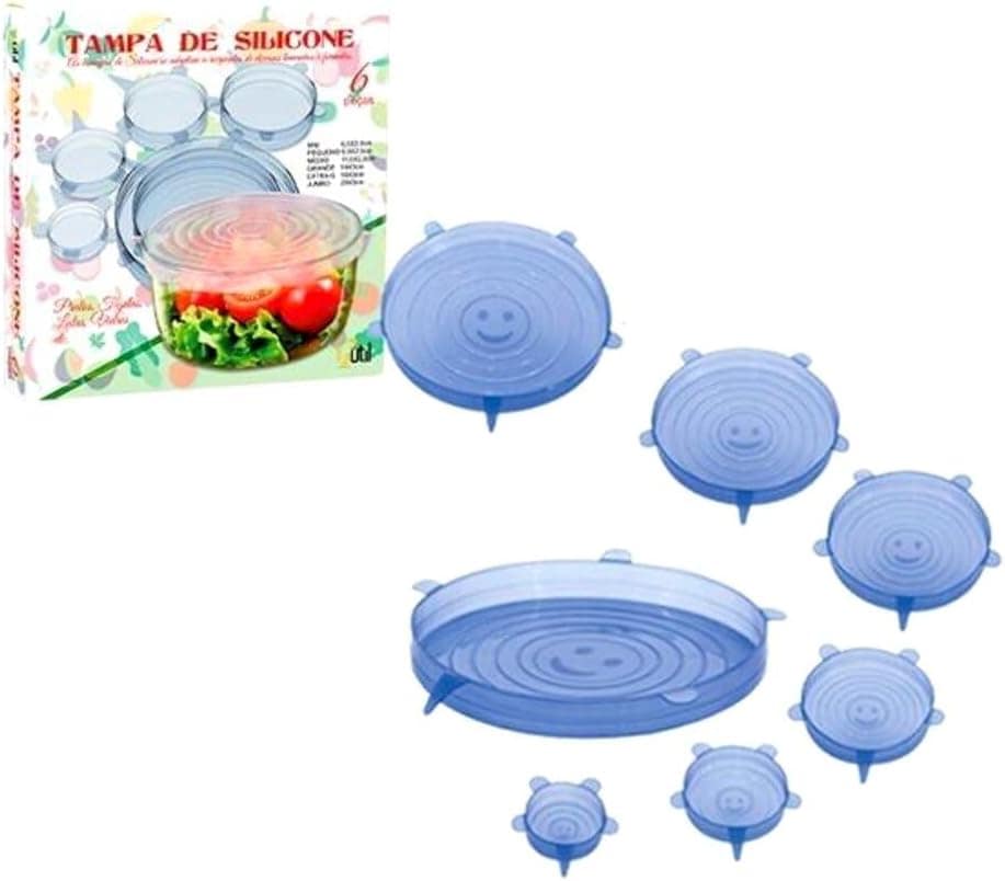 Tampa de Silicone Universal Para Alimentos Panela Pote Forma... - Image 6
