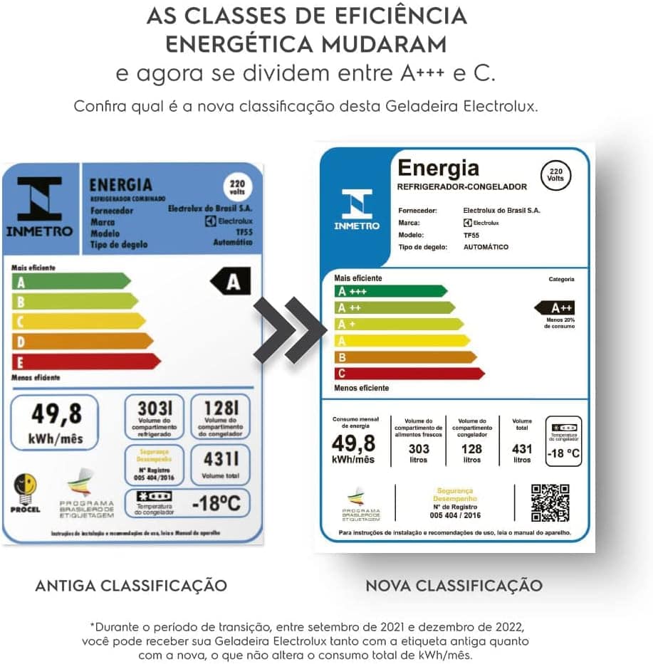 Geladeira/Refrigerador Top Freezer 431L Branco (TF55) 220V - Image 9