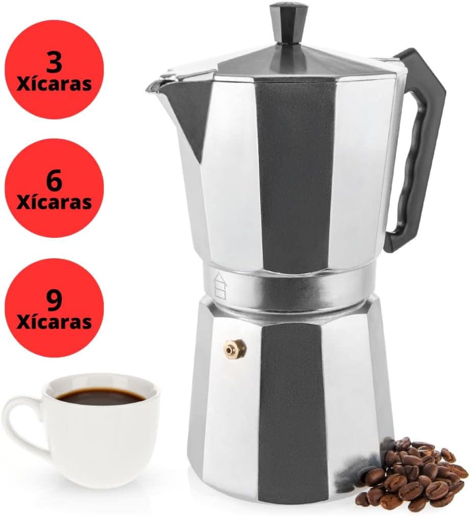Jarra de alumínio para café expresso Jarra para 3, 6 e 9 xíc... - Image 2