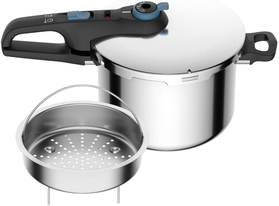 Panela De Pressão Rochedo Inox Trendy 6 litros Fechamento Ex...