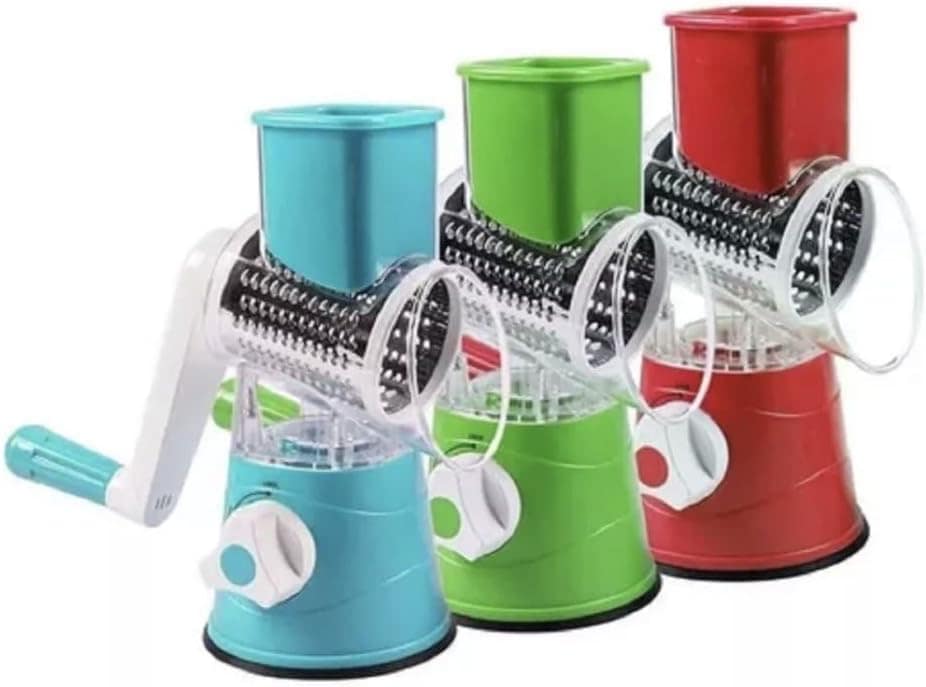 Cortador e Ralador Multiuso, Manual, 3 Em 1, Fatiador de Leg...