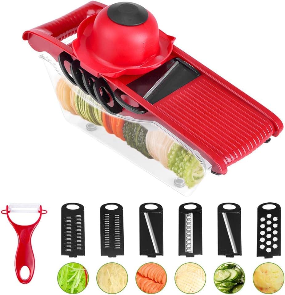 Fatiador de vegetais Greensen, cortador de fatiador de veget...