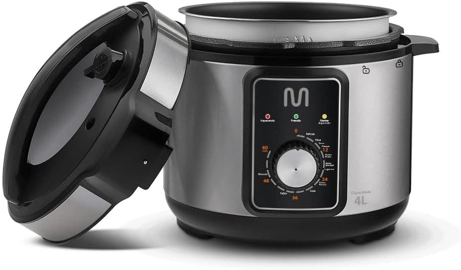 Panela de Pressão Eletrica 4 Litros 800w Multi 127v - GO081 - Image 2