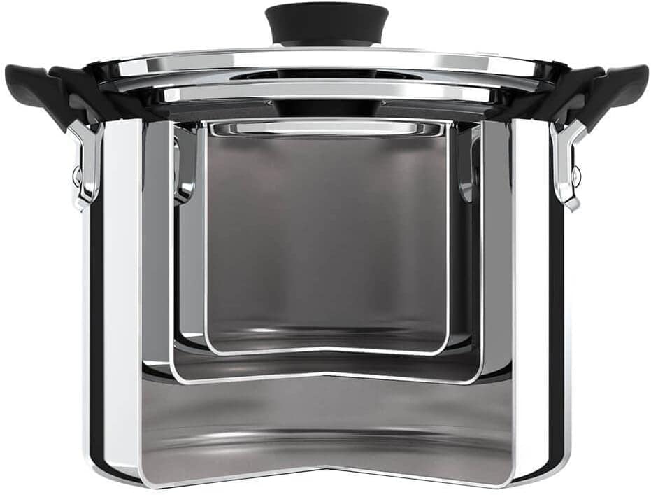 Jogo de Panelas Tramontina Grano Compact em Aço Inox com Cor... - Image 7