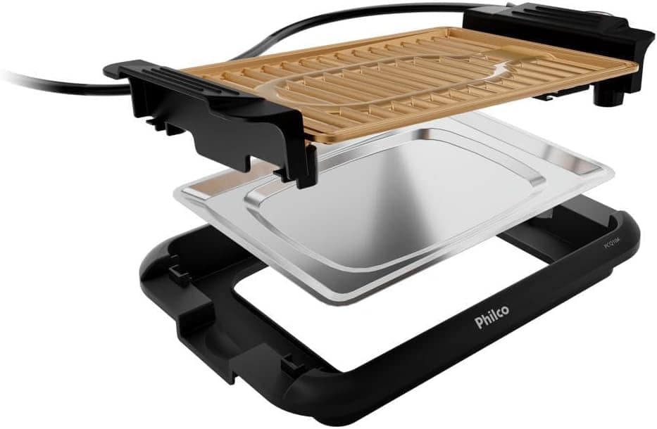 Churrasqueira Elétrica Philco 1200W ; Desmontável e fácil de... - Image 8